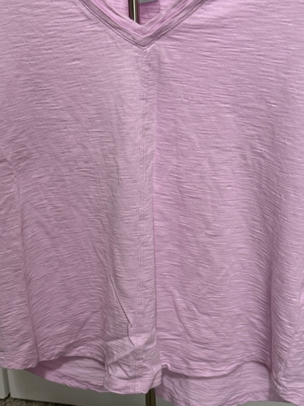 Pink Chico’s V-Neck 3/4 Sleeve Top - Picture 4 of 5